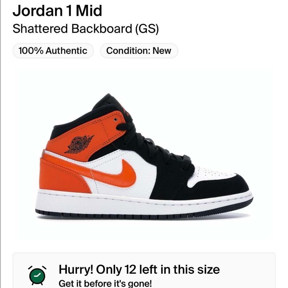Jordan 1 Mid Shattered Backboard